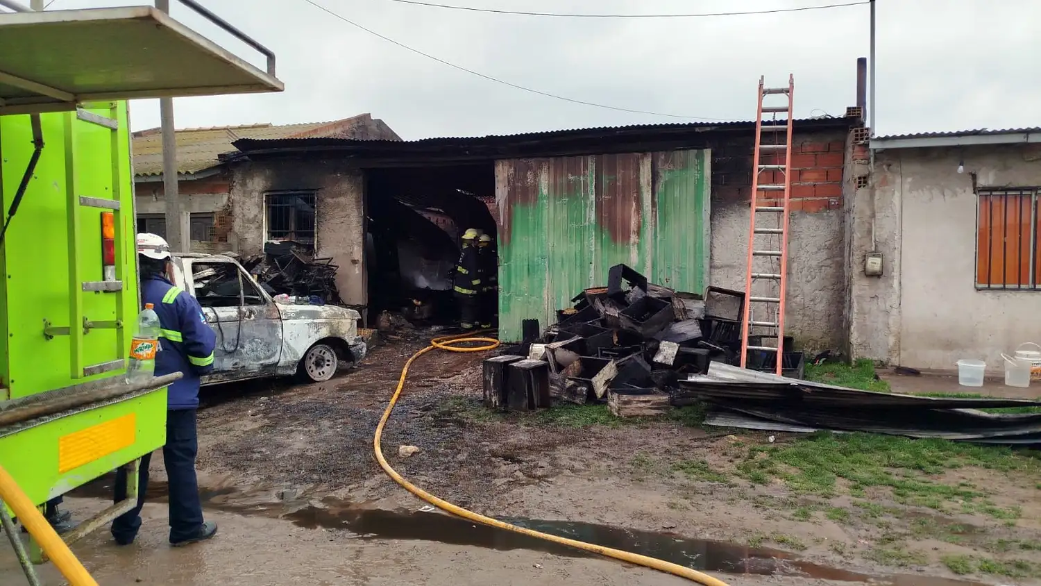 Incendio Quequén
