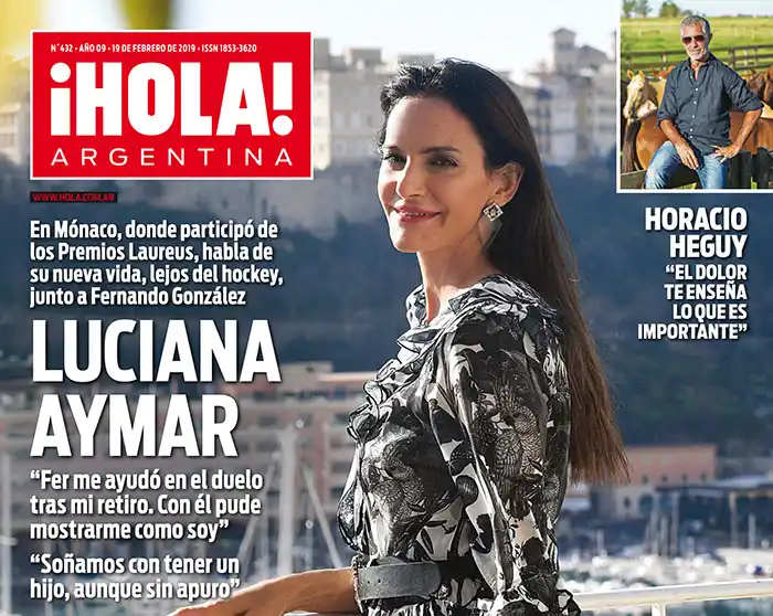 Luciana Aymar  habla de su nueva vida y sus ganas de ser madre, en ¡Hola” Argentina