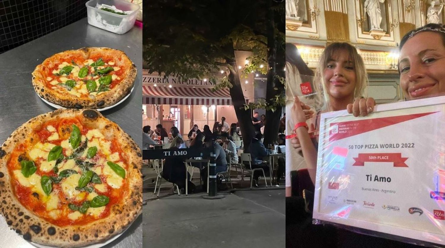 Empezaron amasando en el patio y hoy su pizzería fue elegida entre las 50 mejores del mundo