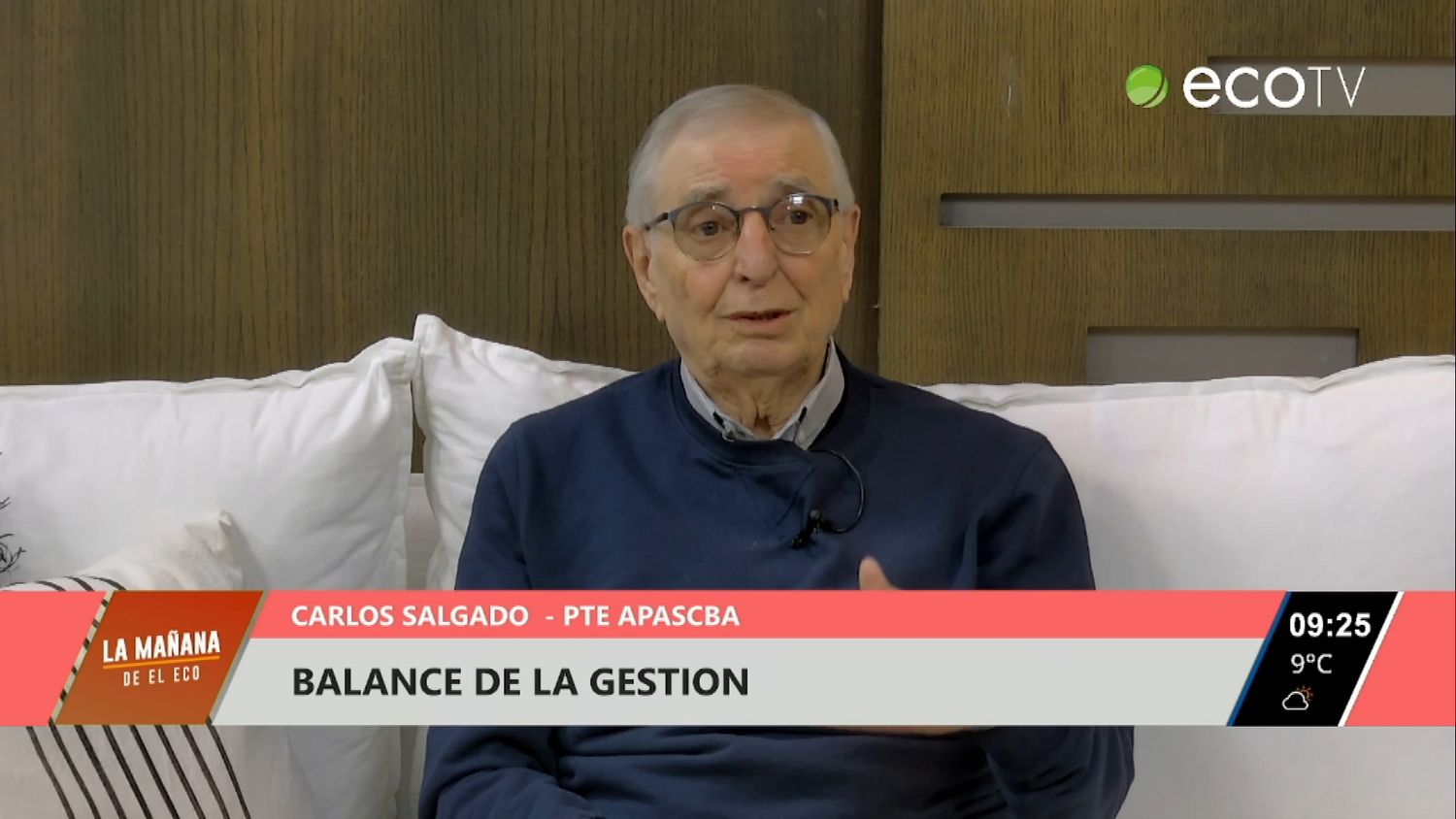 Balance de su gestión como presidente de APASCBA