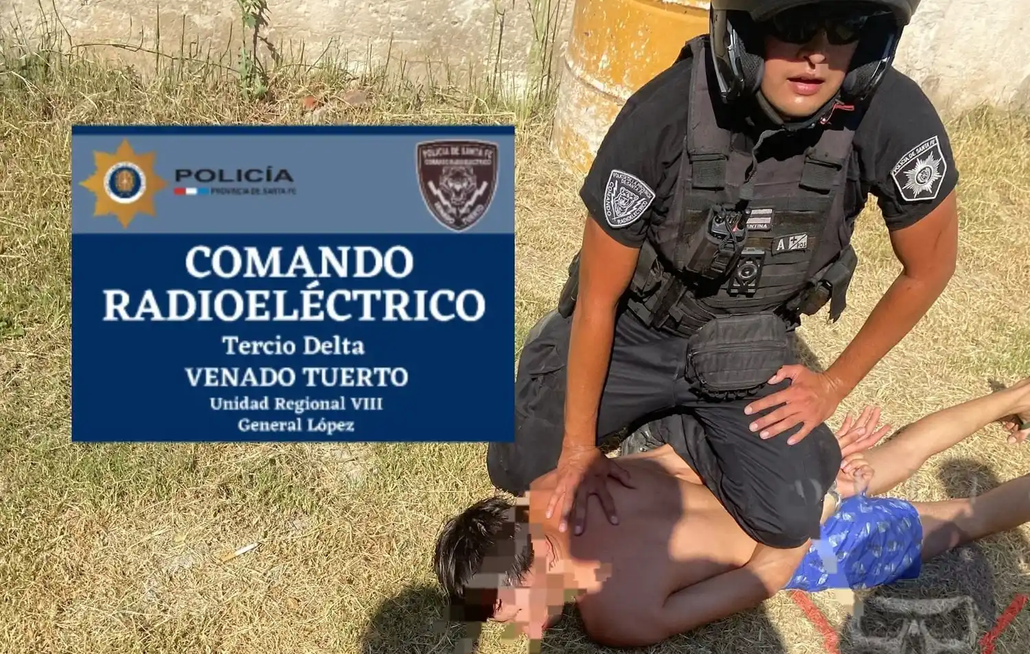 detenido moto