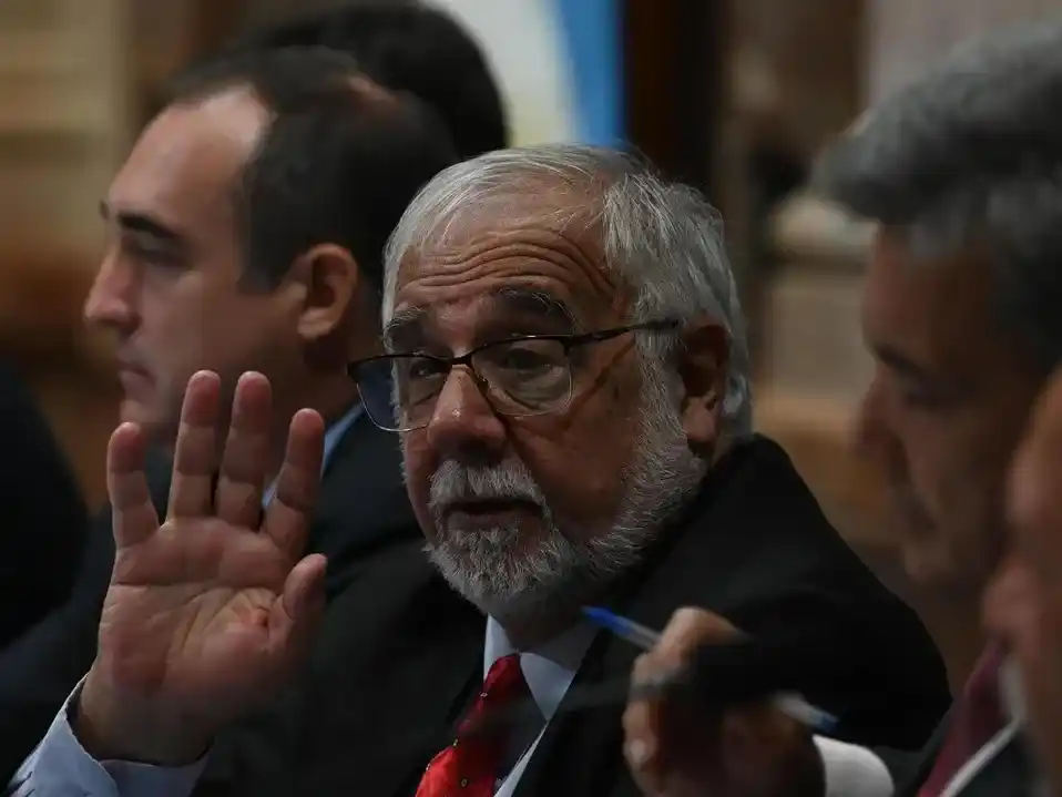 El senador nacional de La Libertad Avanza Juan Carlos Pagotto, presidente de la comisión de Acuerdos.