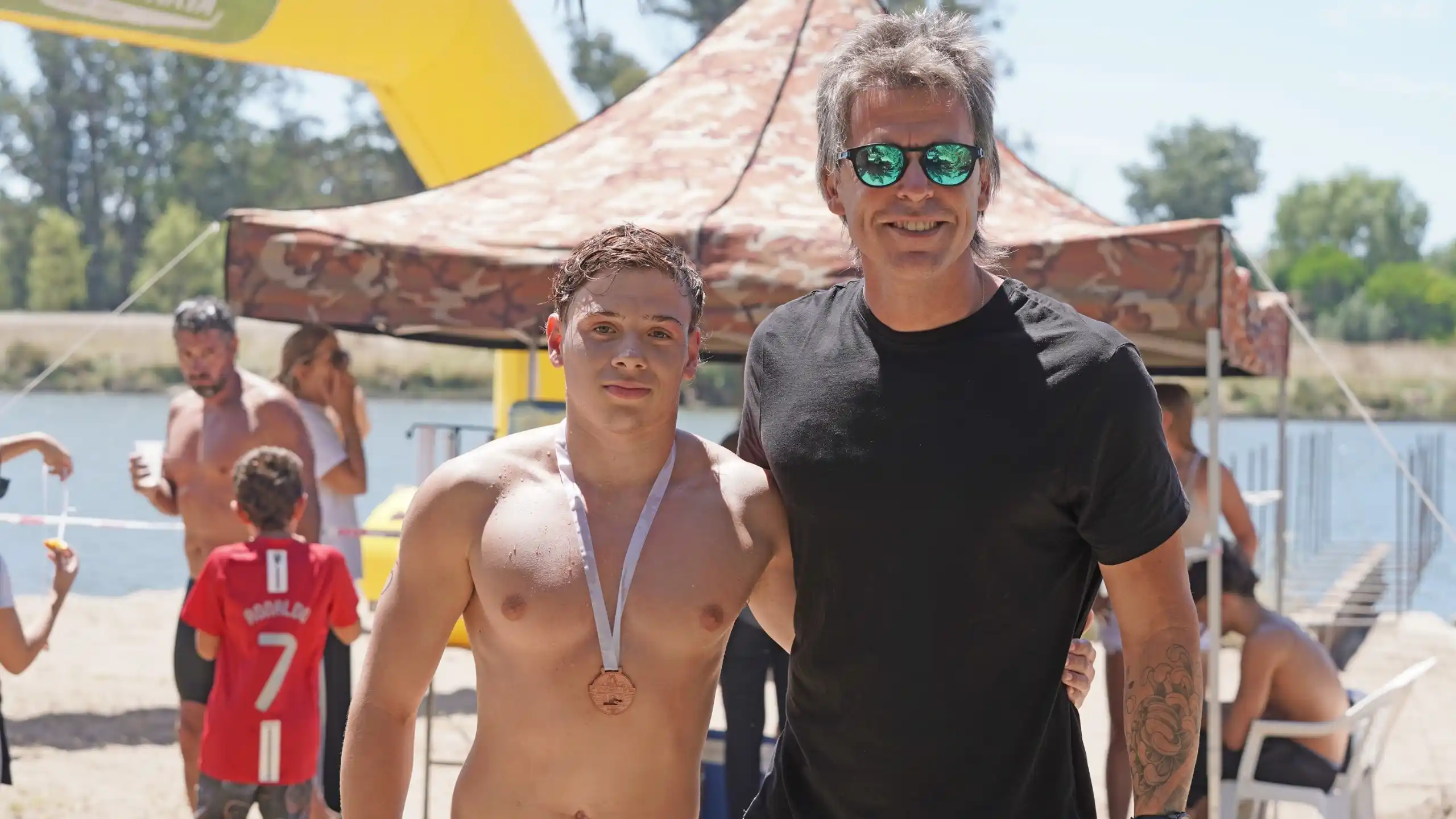 Ramiro Villa y Sol Del Valle los ganadores en aguas abiertas