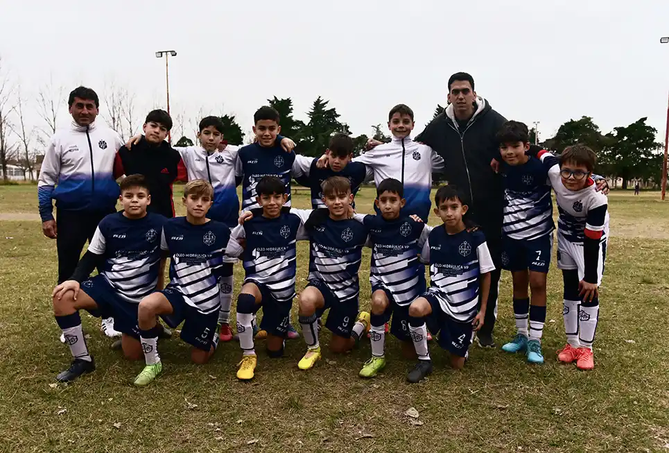 El plantel de la categoría 2011 de Barrio Cabrera.