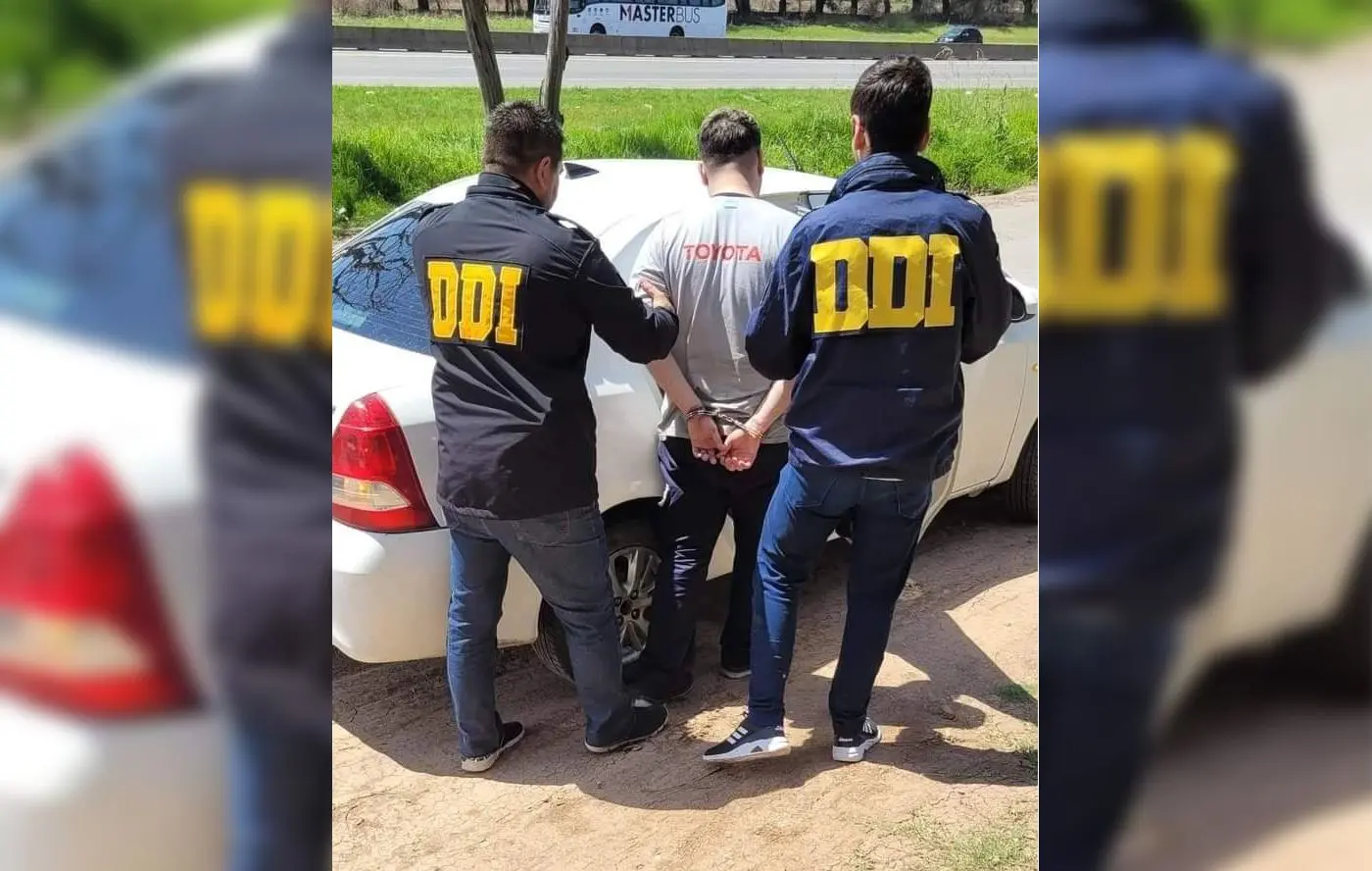 Felipe Sanzio fue detenido en el exterior de la Empresa Toyota en Zárate.