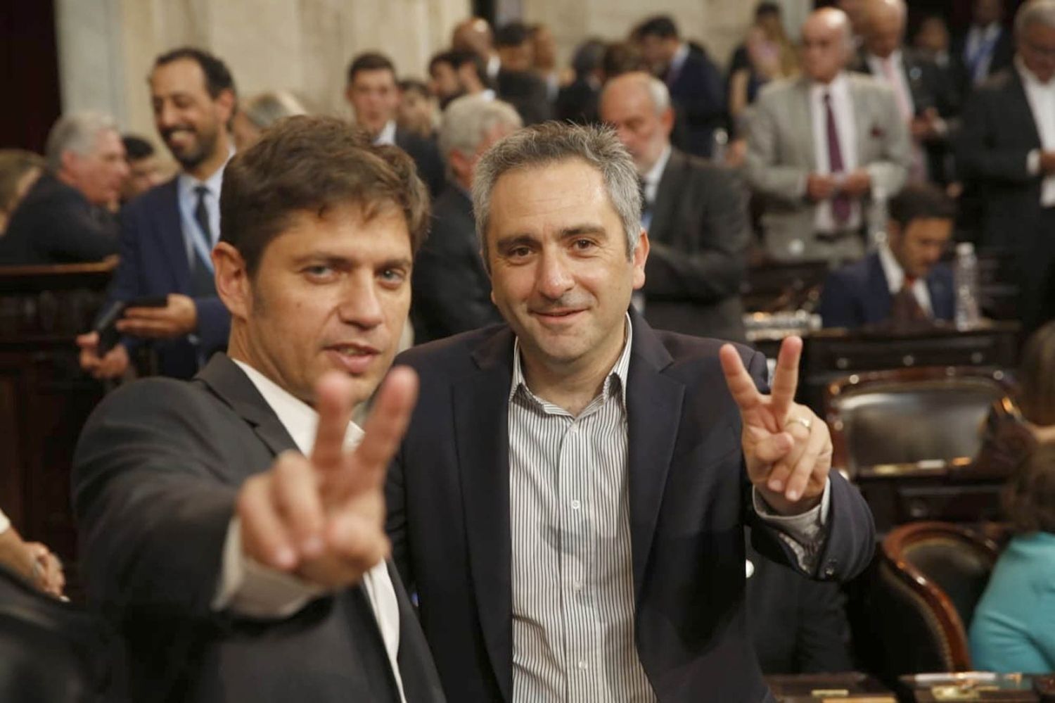 Kicillof y Larroque