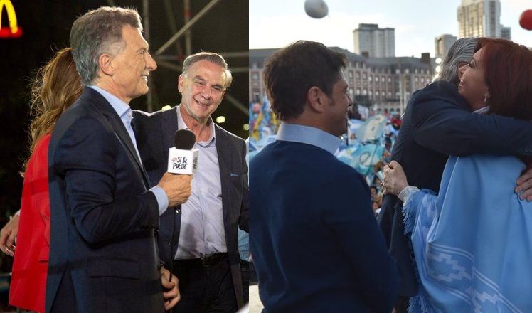 Elecciones 2019: Multitudinarios cierres de campaña de Macri y Alberto Fernández