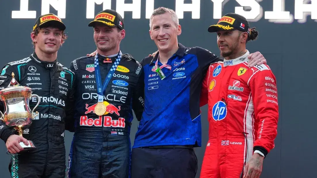 Max Verstappen ganó en el Gran Premio de Malasia y Andrea Kimi Antonelli se acerca al título