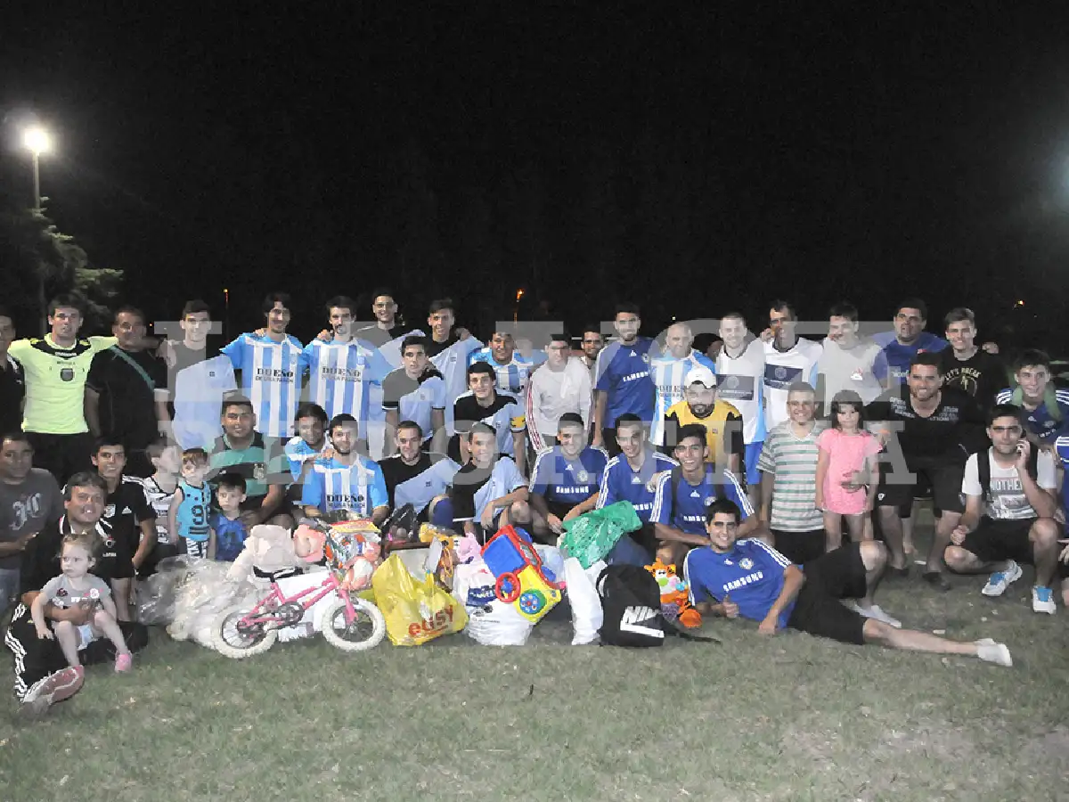 Fútbol solidario en 2 de Abril