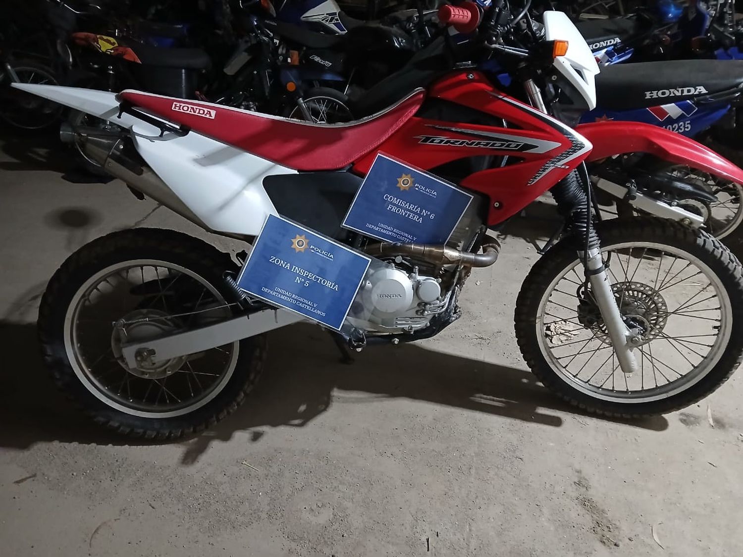 Hallaron y secuestraron una moto robada: apareció a más de cien kilómetros de donde fue sustraída