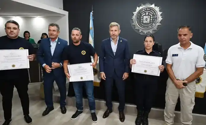 El Gobierno de Entre Ríos reconoció a los policías que trabajaron en la captura de Pablo Laurta
