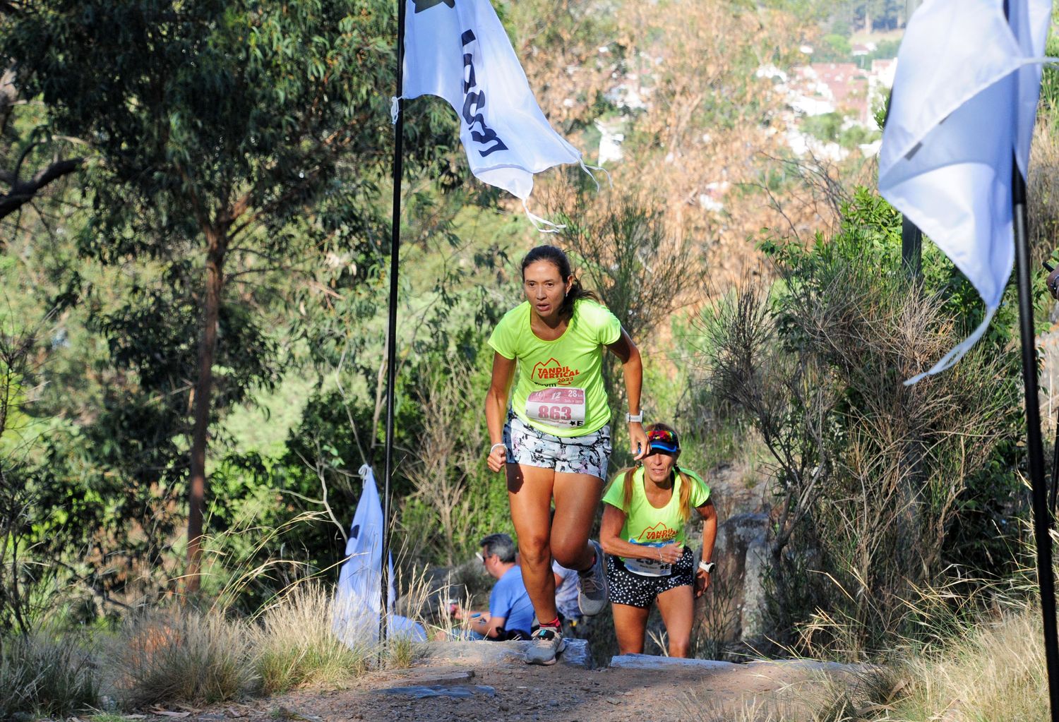 Con Vertical Bloom, comenzó un fin de semana a puro deporte.