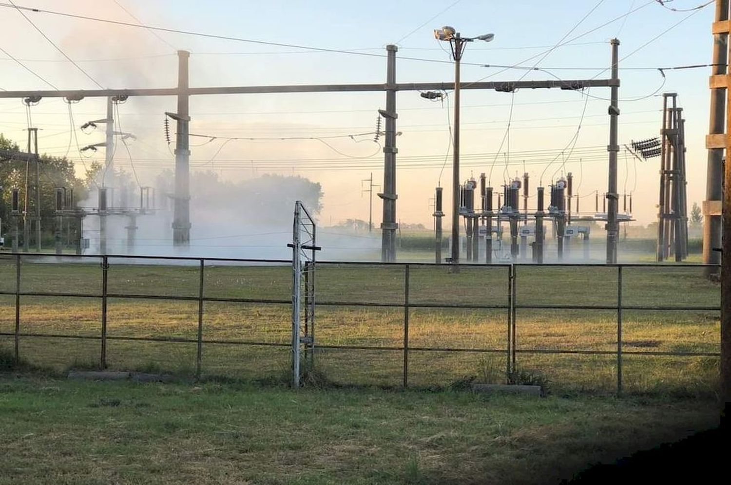 Casilda sin luz por el incendio de un transformador