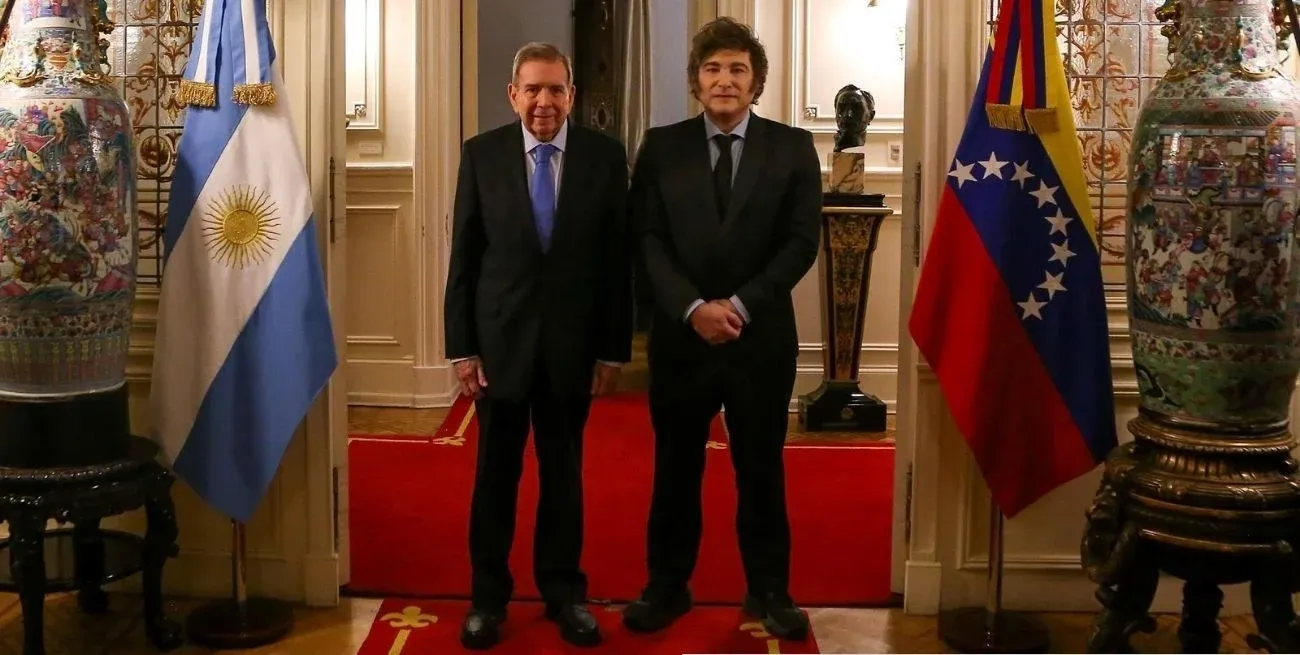 González Urrutia se reunió con Javier Milei en la Casa Rosada.