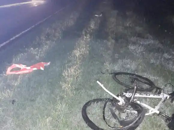 Accidente vial en Ruta 18: un ciclista sufrió lesiones leves tras ser embestido por un automóvil