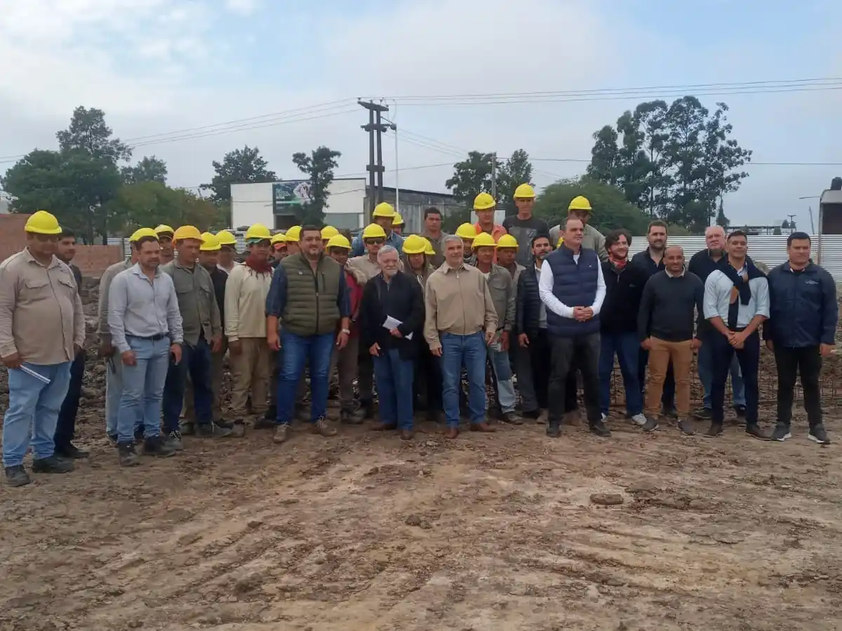 Avanza obra civil de planta de extractos vegetales radicada en el Parque Industrial