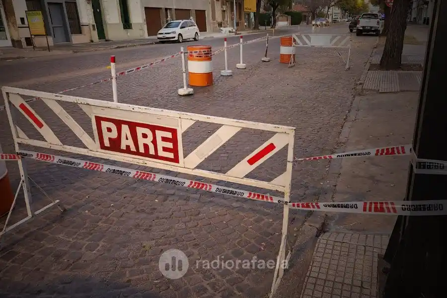 Atención: tránsito reducido en Avenida Santa Fe por una obra de ASSA