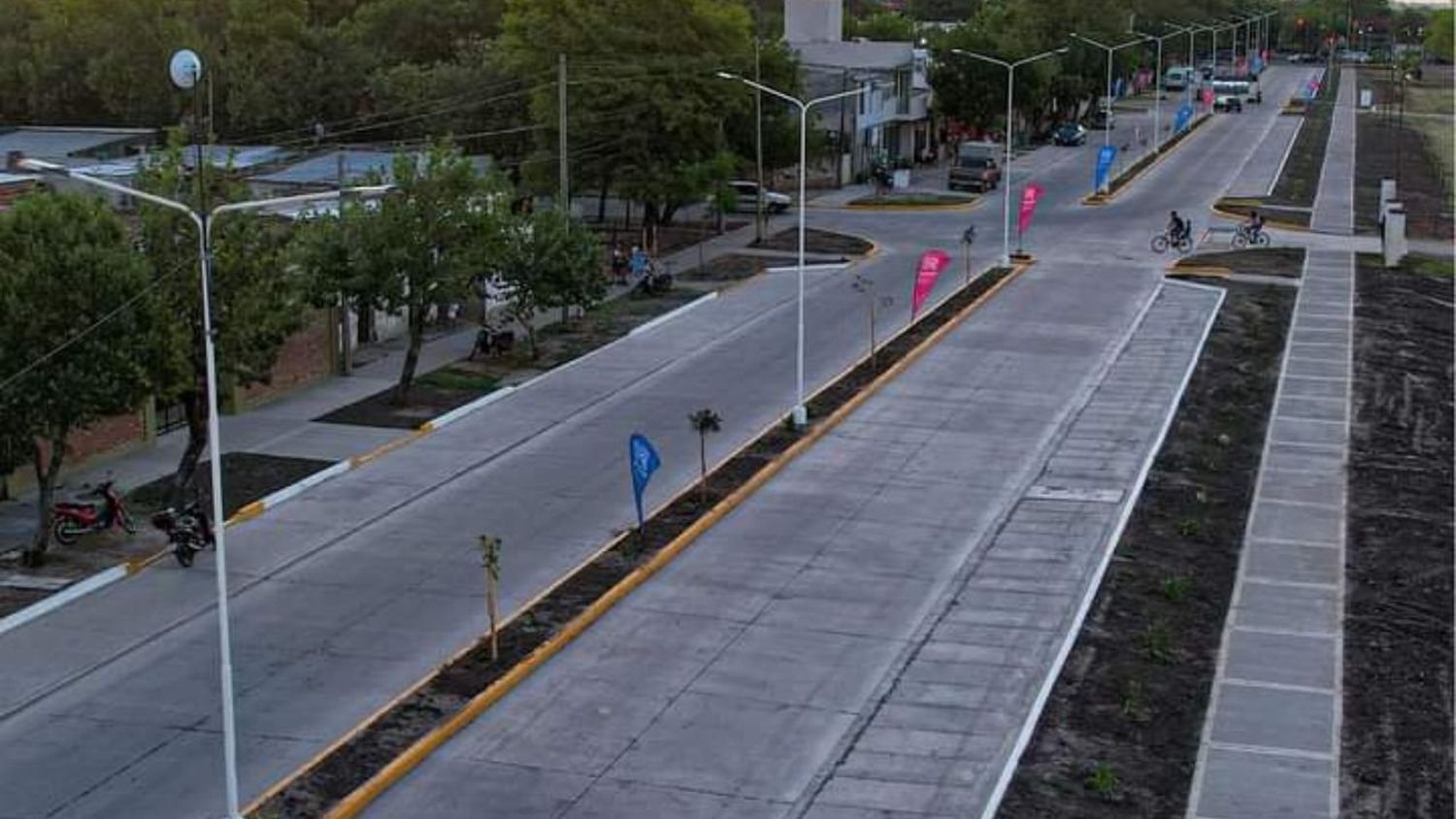 Inauguraron las obras del Bv. Independencia