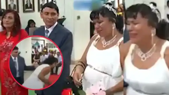La verdad sobre la novia que se hizo viral por huir de su boda (+Video)