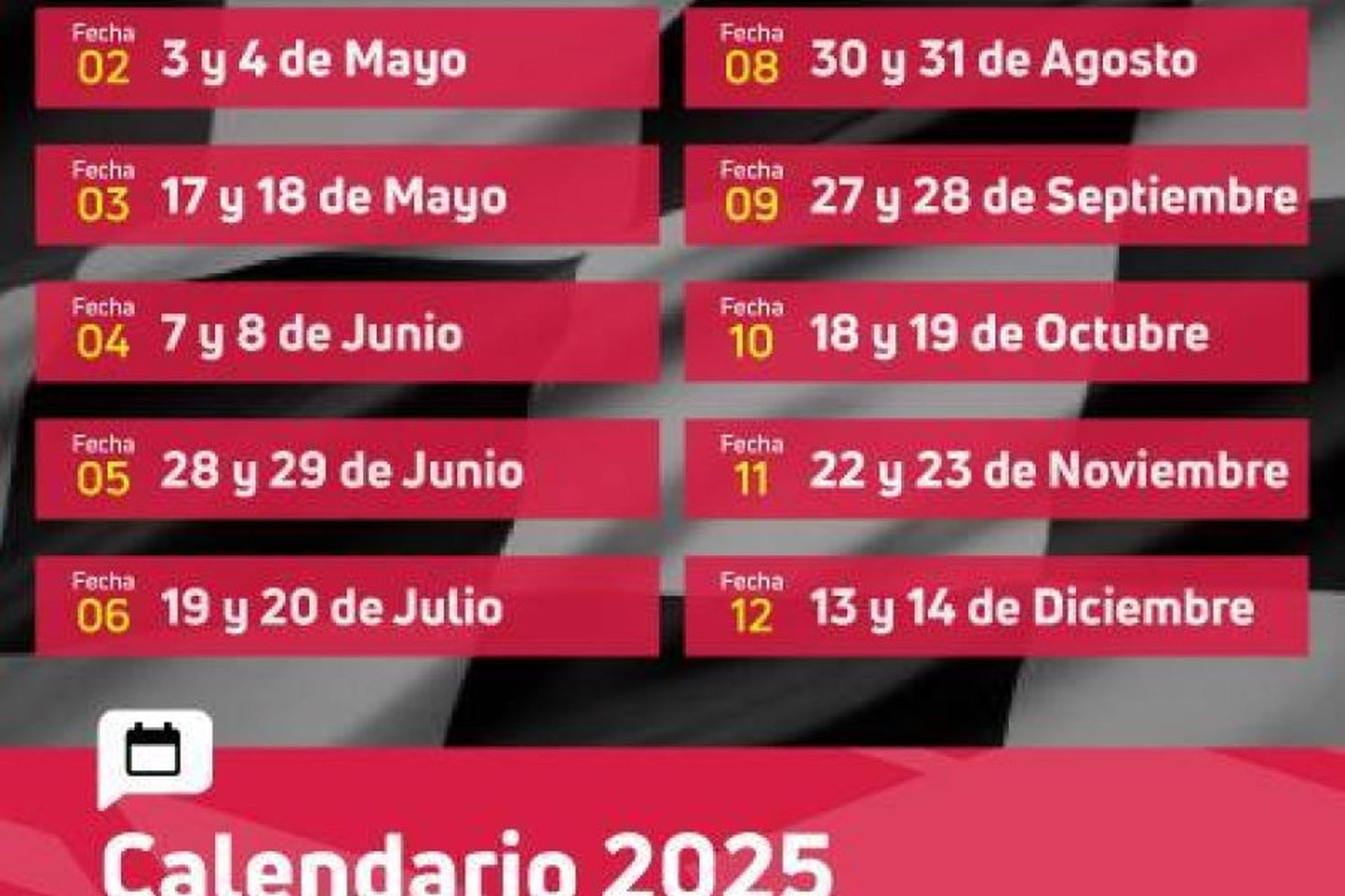 El TC 2000 presentó su calendario