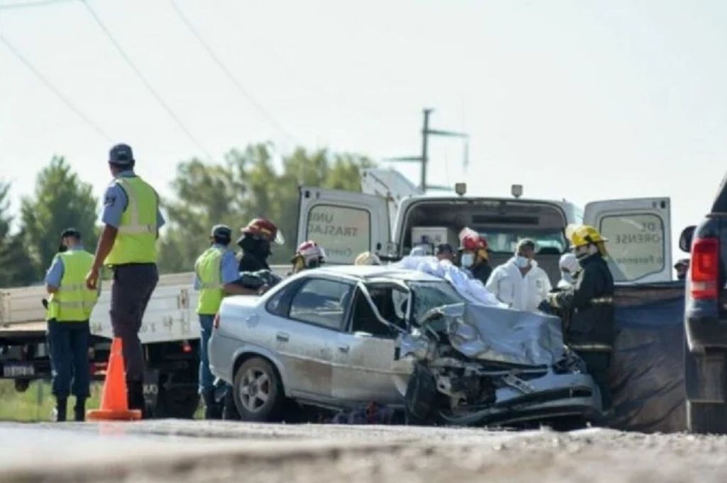 Accidente fatal en Ruta 7: dos hombres perdieron la vida