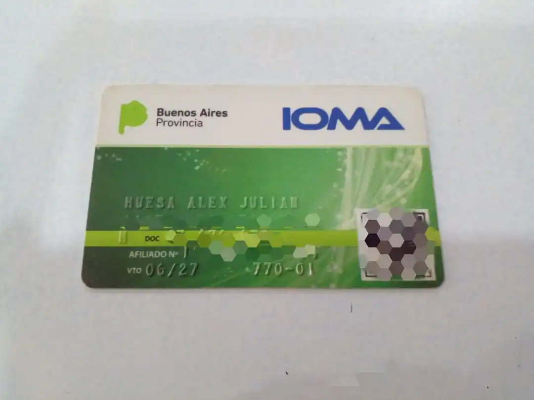 Encontraron carnet de Ioma de Julián Alex Huesa