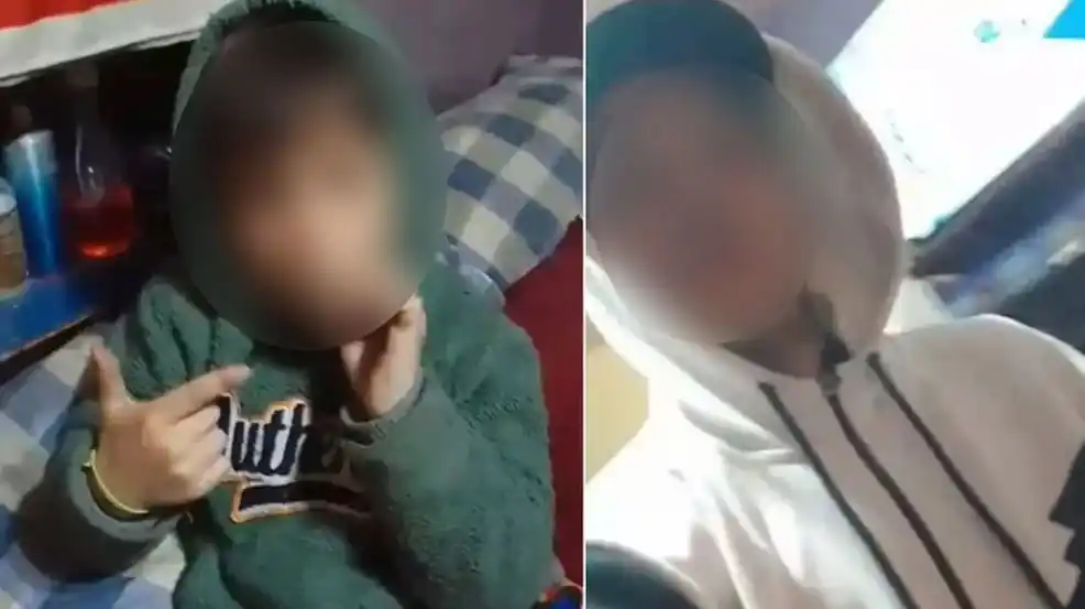Filmó a su hijo de 9 años fumando marihuana, con drogas y armas en la habitación: quedó detenido