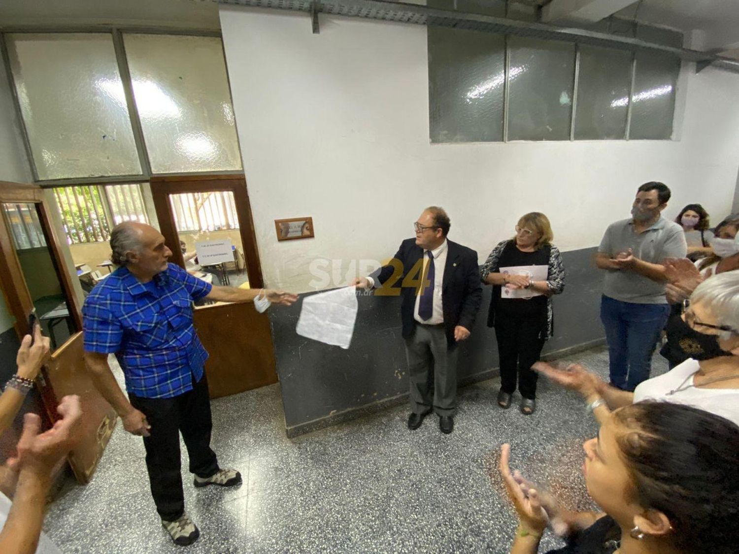 Emotivo homenaje en el Industrial a ex alumnos cañaseños desaparecidos