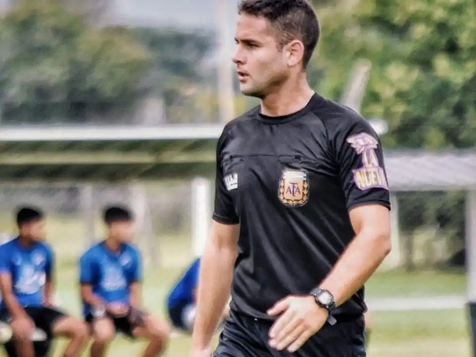 Matías Ezequiel Billione Carpio, el árbitro para la Crema en Misiones.