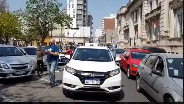 Video: bocinazo contra la inseguridad en la capital santafesina