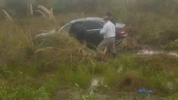 Un susto para Bichi Fuertes: despistó en una ruta santafesina