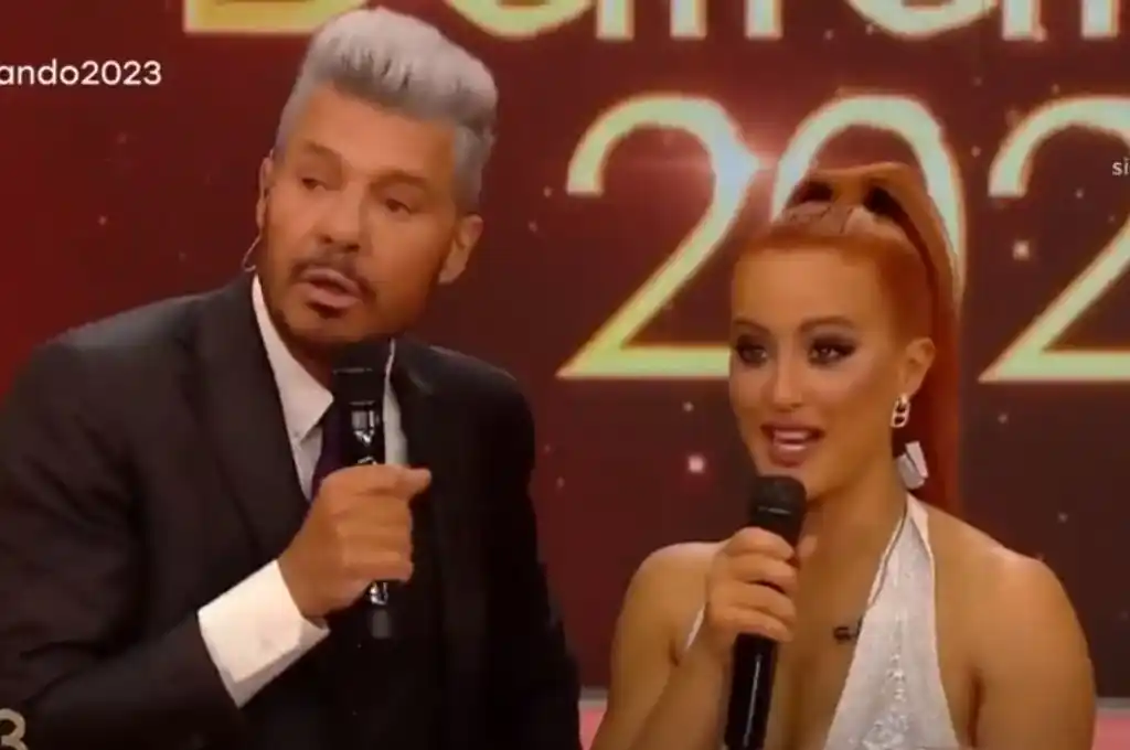 Marcelo Tinelli y Flor Vigna