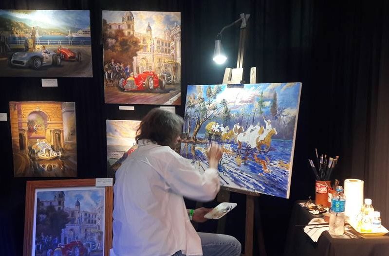 Ricardo Kemerer estará presentando sus obras y marca de vinos en la tercera edición de Wine&Art