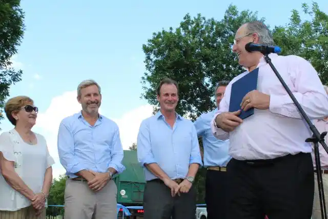 En su paso por Gualeguay, Bordet y Frigerio se refirieron a diversos temas