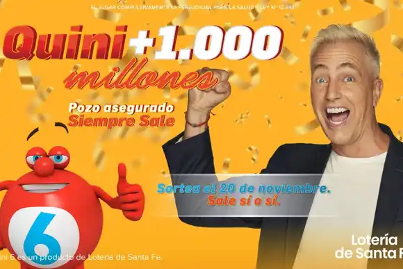 Que la suerte siempre esté de tu lado: este lunes se sortea el Quini de los 1000 millones