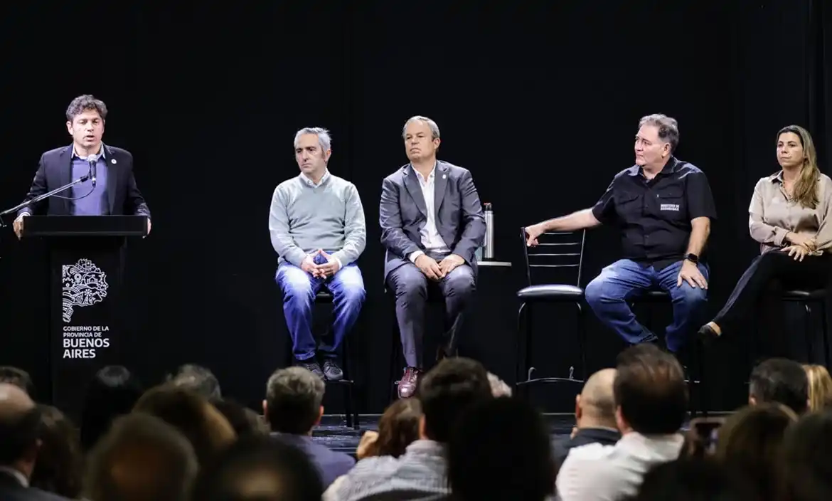 Kicillof presentó un programa para prevenir el delito y la reincidencia juvenil