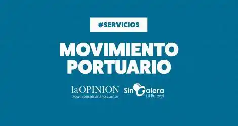 Movimiento portuario: buque carga trigo para Senegal