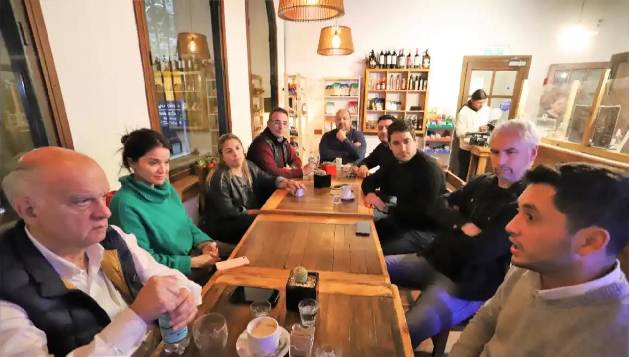 Néstor Grindetti visitó Chascomús, Magdalena y Punta Indio