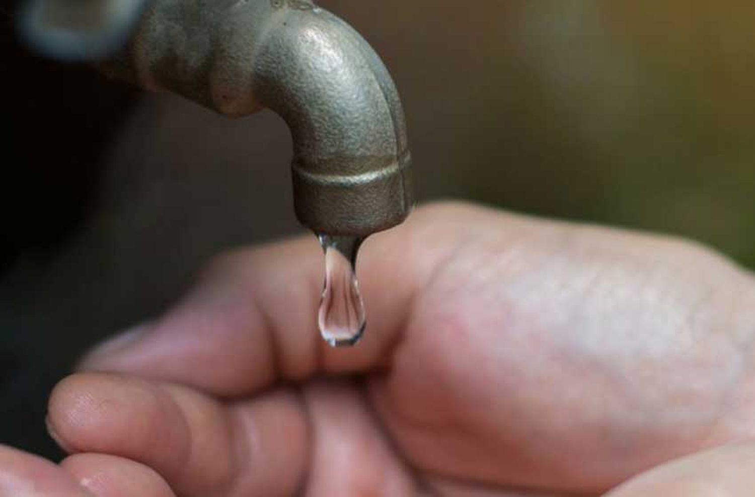 Corte de agua.