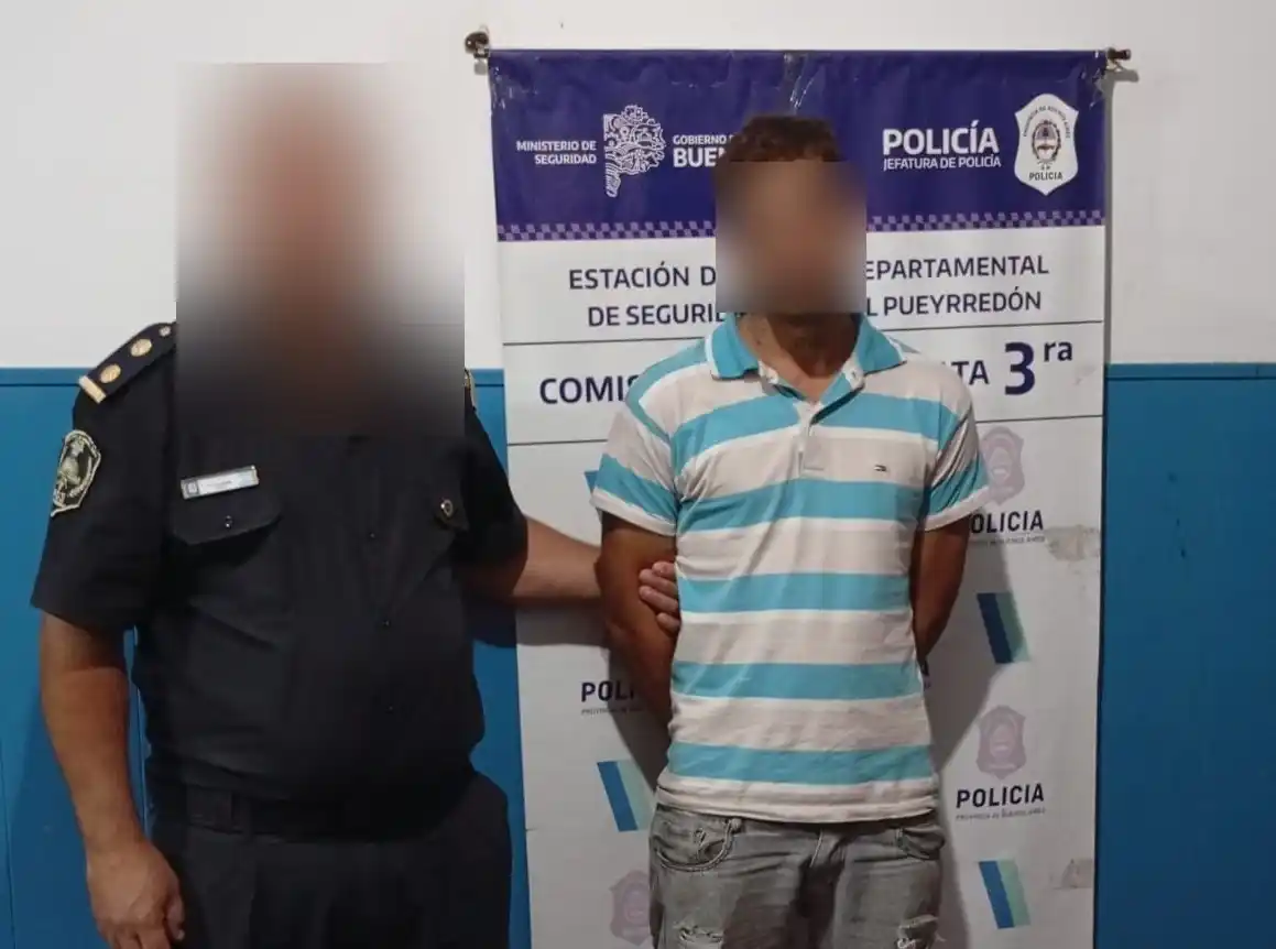 El sujeto tenía suspendida la morigeración de la prisión preventiva bajo la modalidad de arresto domiciliario con monitoreo electrónico.