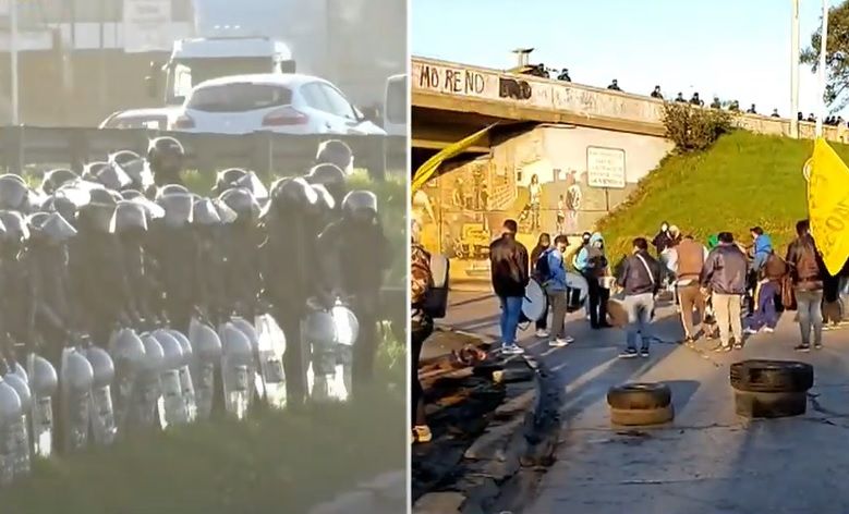 Choferes de colectivos realizan una nueva jornada de cortes en Moreno y en Puente Pueyrredón