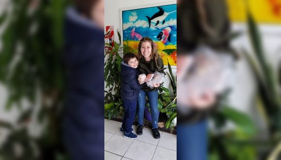 Florencia retiró su premio de Mar Azul