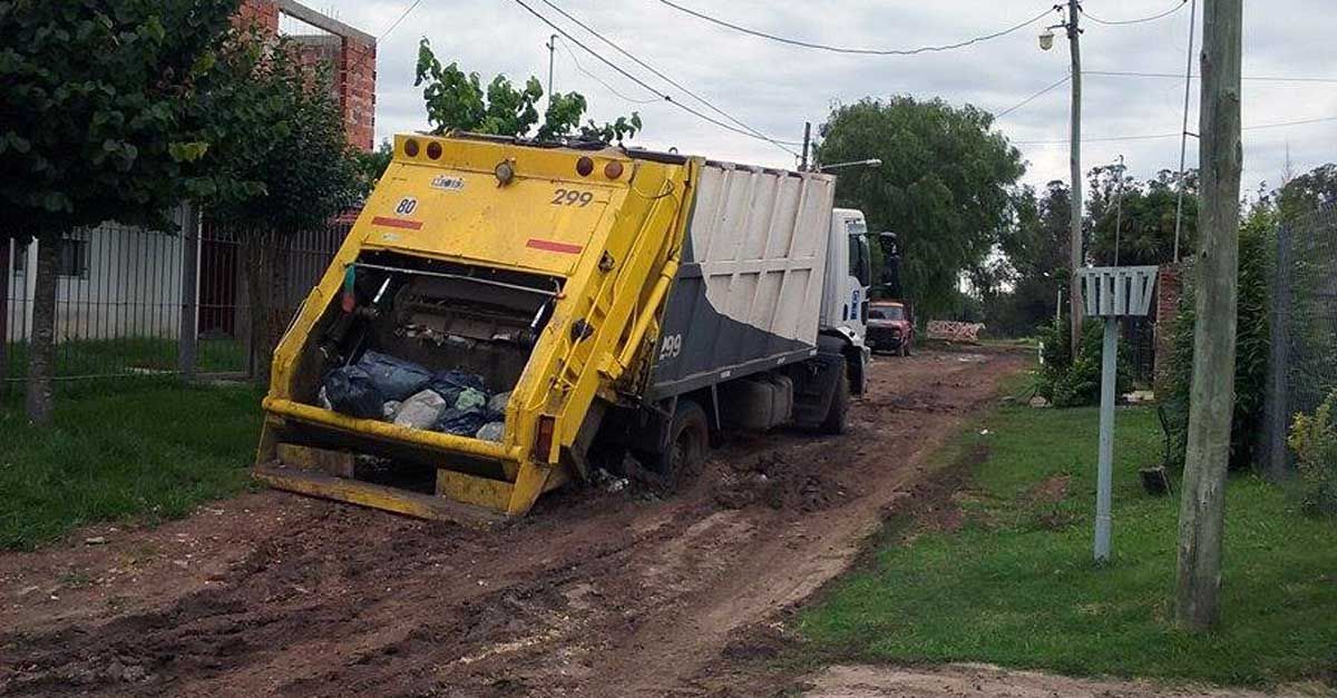 Camioneros: "Cuando llueve, hay barrios que se hacen intransitables"