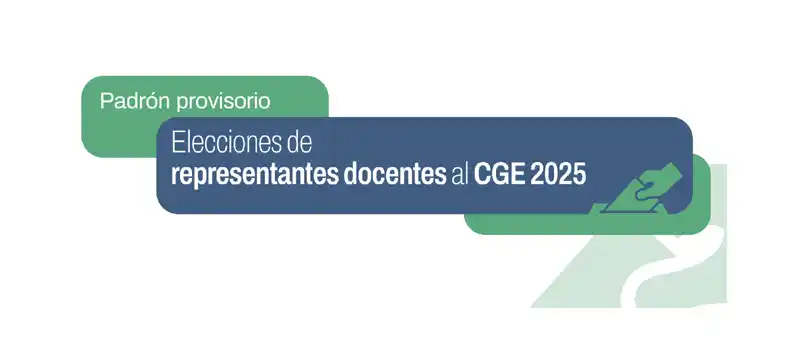 Ya se encuentra disponible el padrón provisorio para las elecciones de representación docente en el CGE