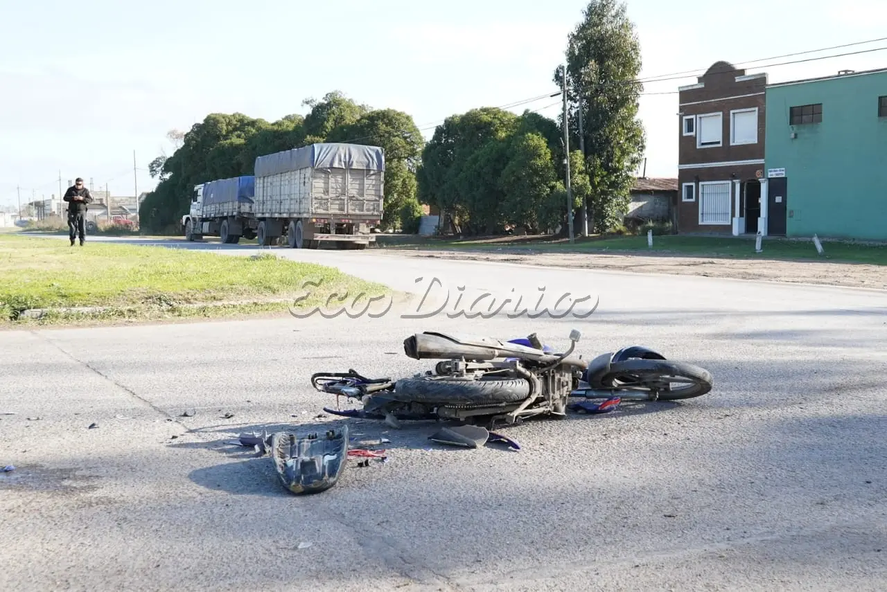 Accidente moto 542