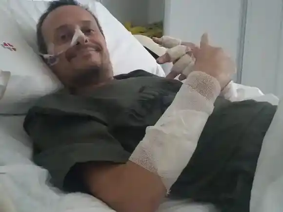 El obrero de Rojas que sobrevivió a un grave accidente y halló esperanza en su recuperación: "Un ángel me salvó la vida"