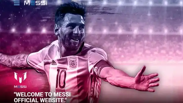 Lionel Messi lanzó su sitio oficial