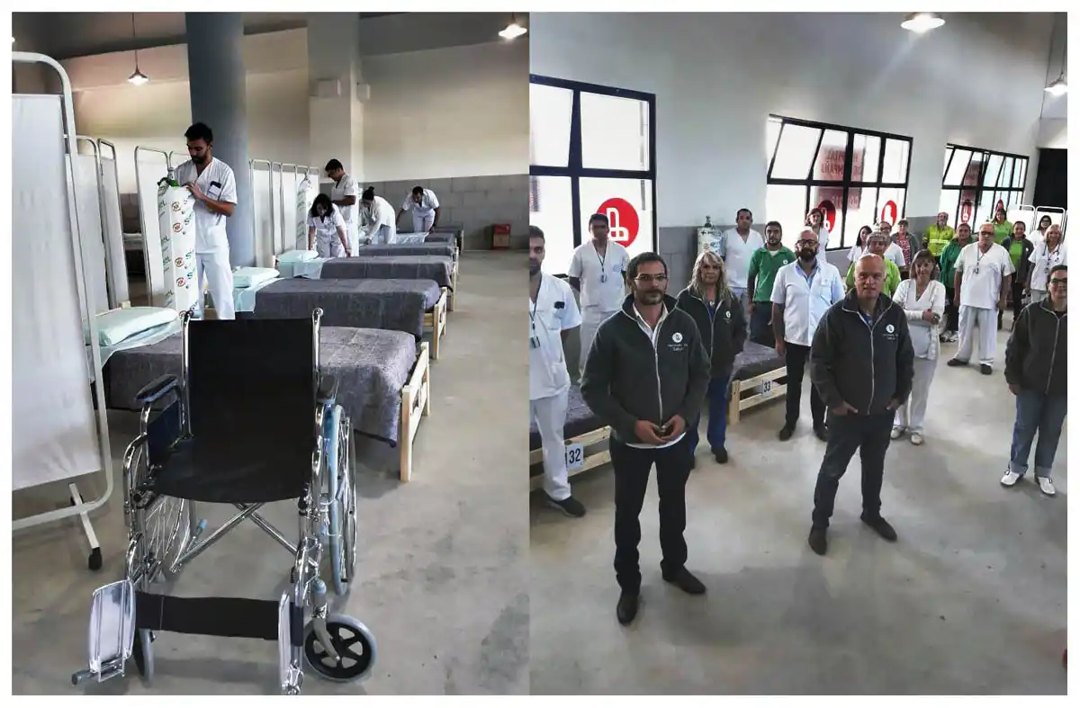 Lanús: El municipio inaugura dos hospitales modulares para casos de aislamiento por coronavirus