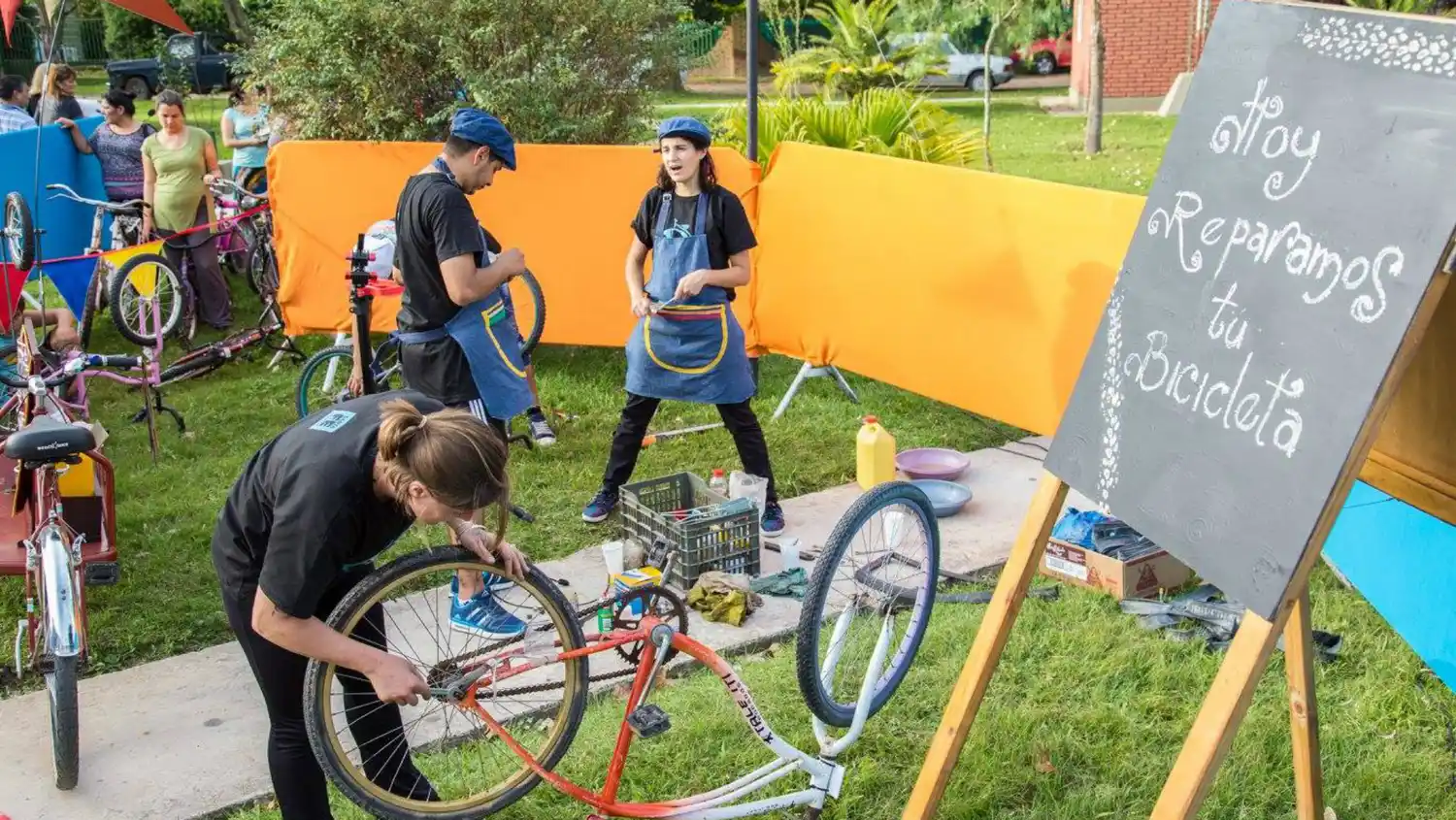 La orden de la bicicleta llega a Santa Rosa de Calchines