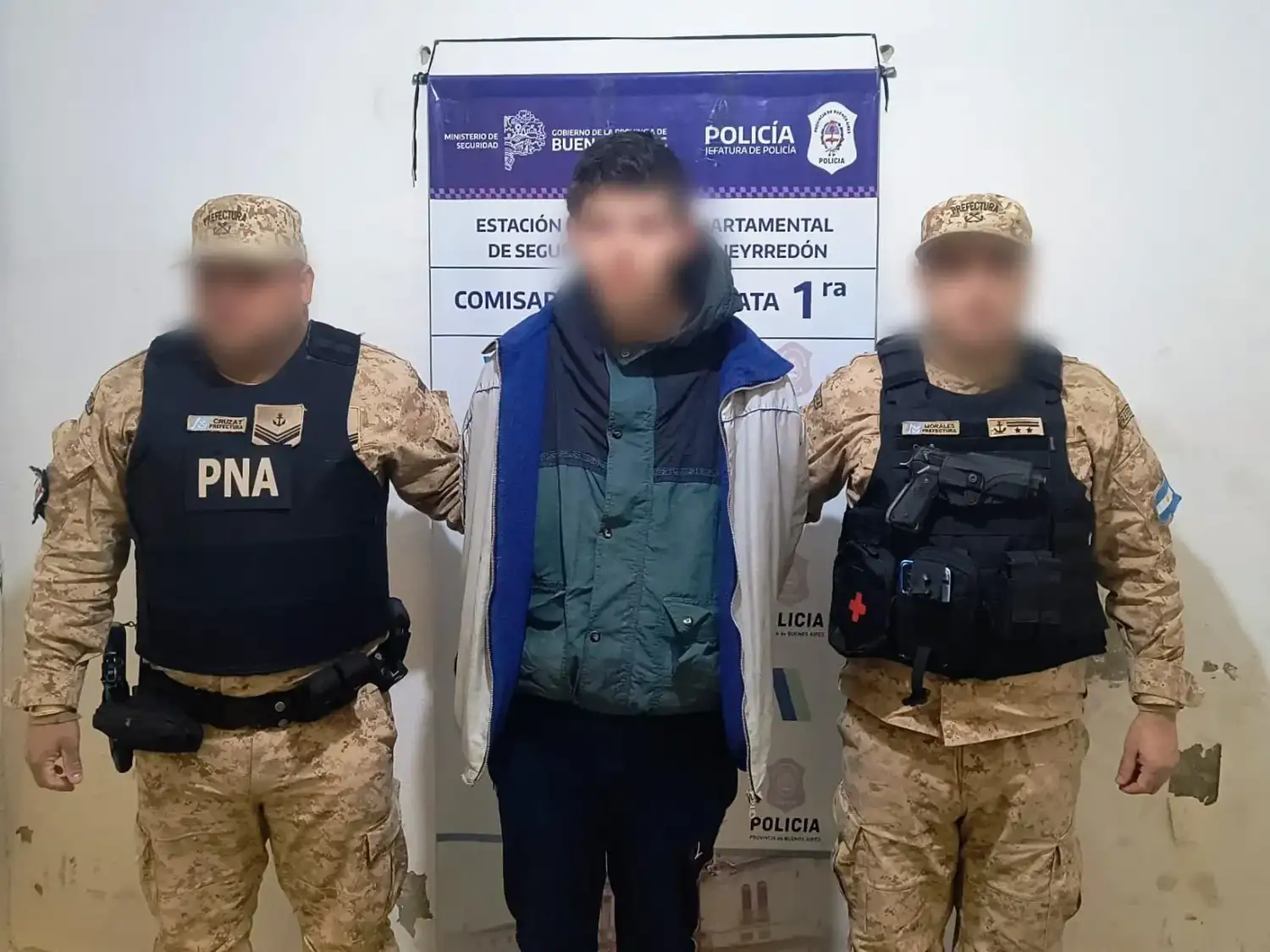 El hecho ocurrió en inmediaciones de 25 de Mayo y 20 de Septiembre.